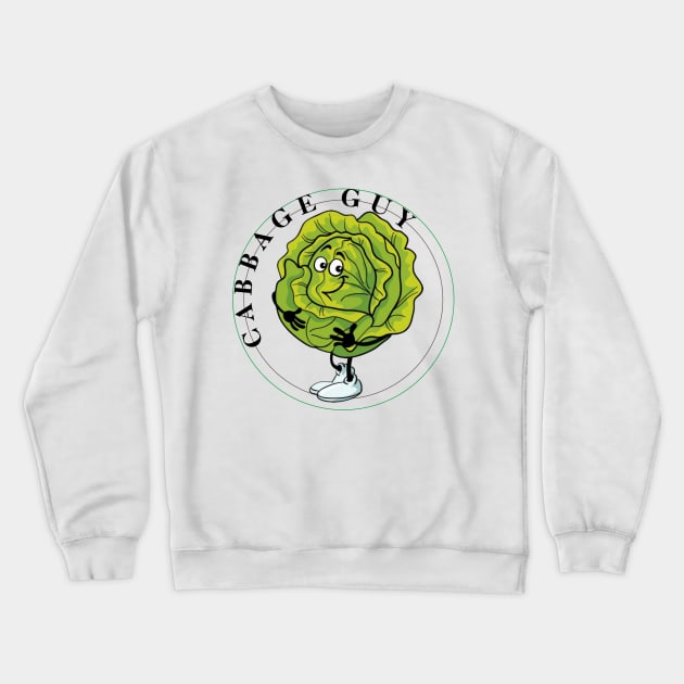 Cabbage Guy Crewneck Sweatshirt by Primigenia